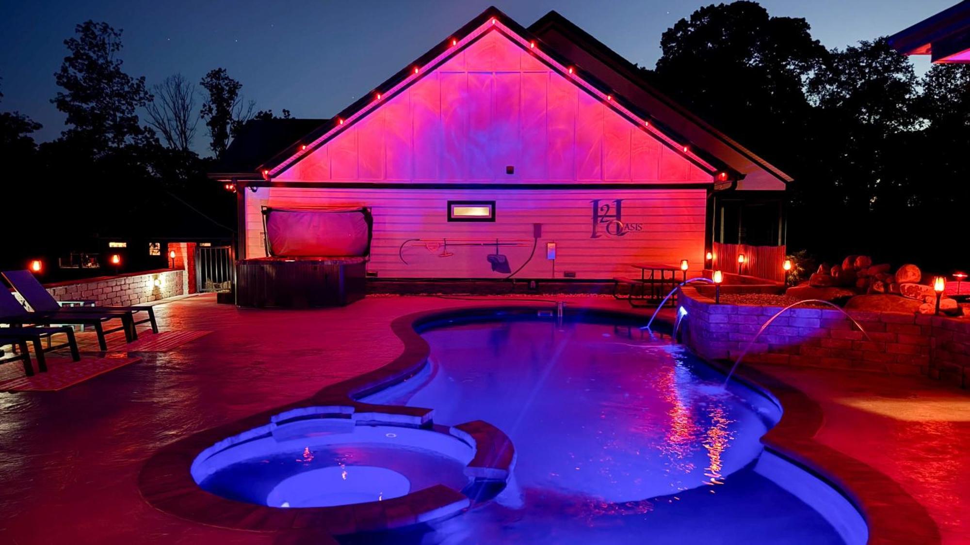 H2Oasis Incredible Pool Retreat With Mountains Views! Villa Сивиървил Екстериор снимка