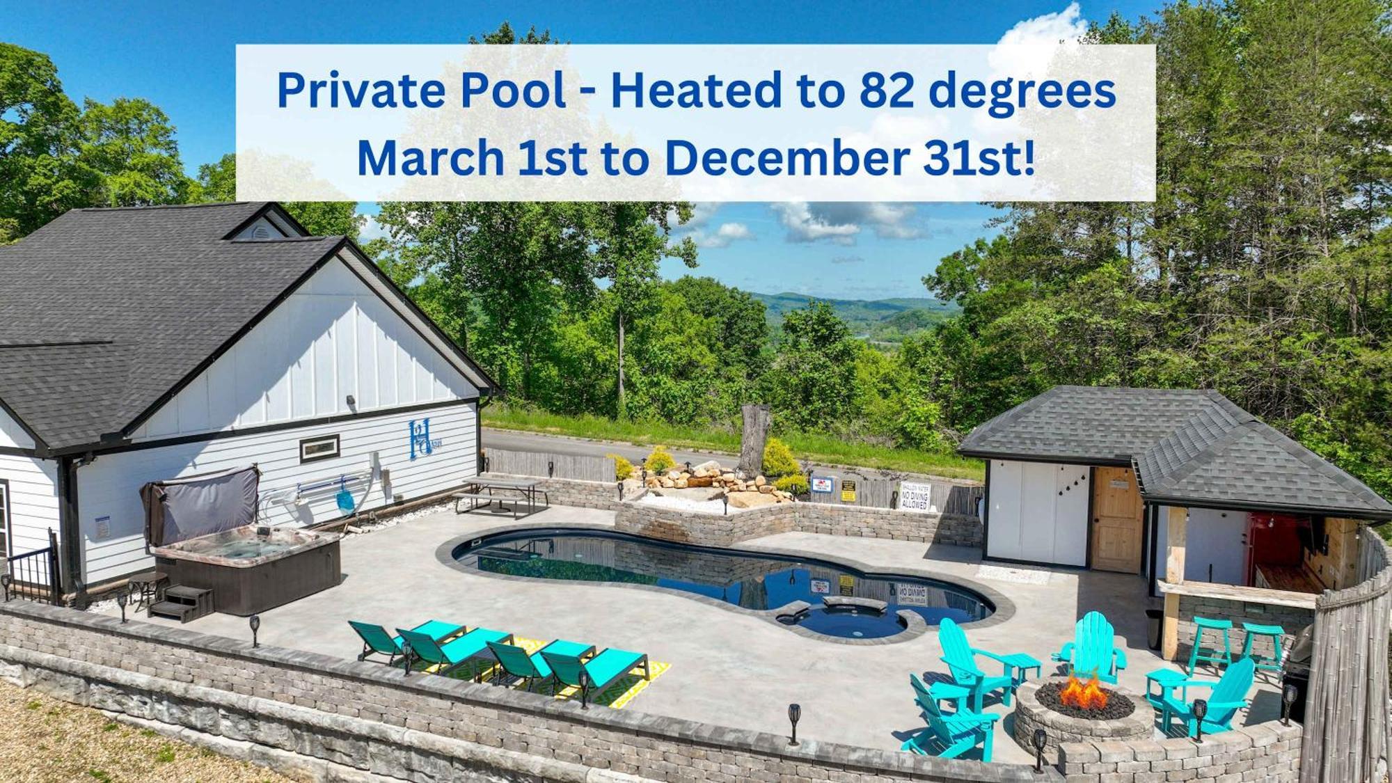 H2Oasis Incredible Pool Retreat With Mountains Views! Villa Сивиървил Екстериор снимка